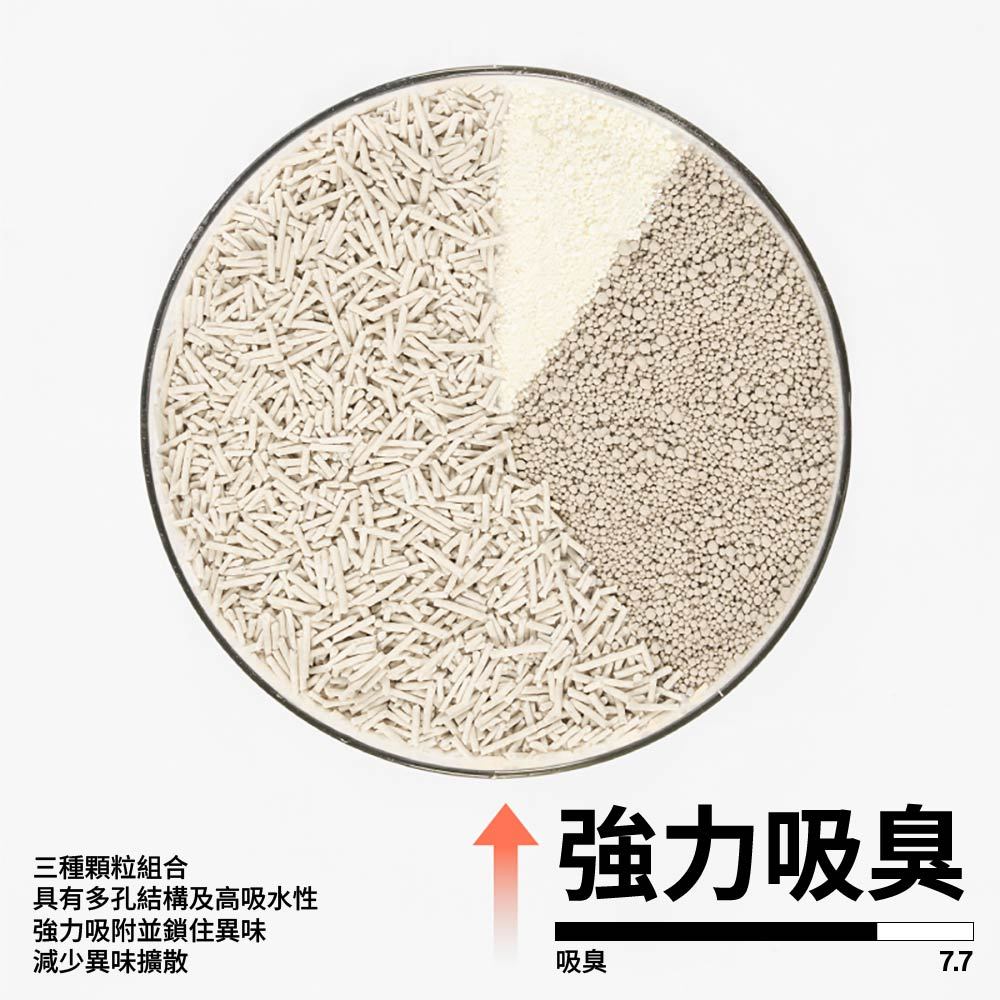 三合一木薯 (豆腐砂+礦砂+木薯砂)