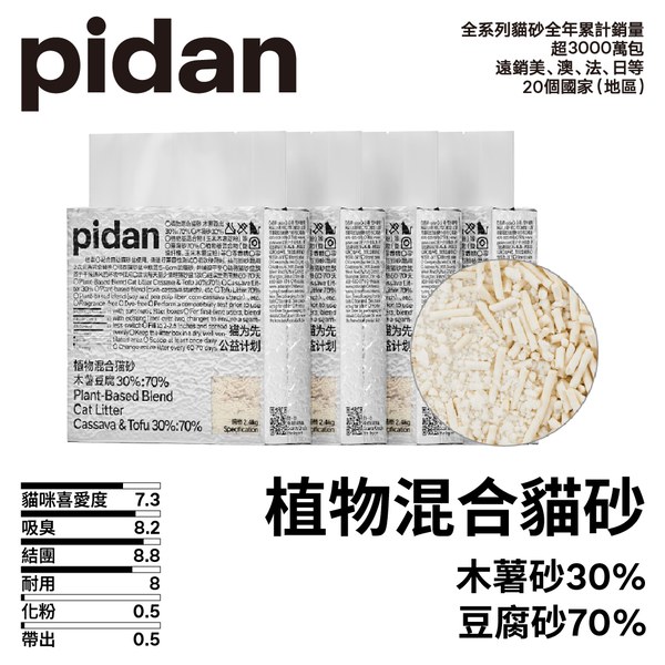 木薯豆腐 30%:70% 混合貓砂 2.4kg